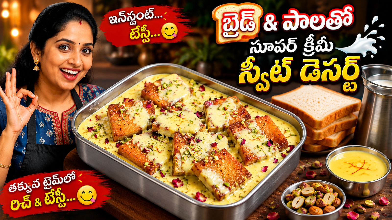 బ్రెడ్ స్వీట్ డెసర్ట్, బ్రెడ్ స్వీట్ డెసర్ట్ రెసిపీ, బ్రెడ్ డెసర్ట్ రెసిపీ, Bread Sweet Dessert, Bread Dessert Recipe, Bread Dessert Recipe Telugu, Bread Custard Dessert, Instant Bread Dessert Custard Dessert Recipe, Easy Sweet Recipe, Homemade Dessert, Dessert Recipes Telugu, Sweet Recipes Telugu, Bread Recipes Telugu, Custard Recipe Telugu, Bread Sweet Recipe, Quick Dessert Recipe, Creamy Dessert, Telugu Food Recipes, Food Recipes Telugu, Bread Sweet Dessert Recipe Telugu, Bread Dessert Recipe Telugu, బ్రెడ్ డెసర్ట్ రెసిపీ, Bread Custard Dessert, Instant Bread Dessert Recipe,